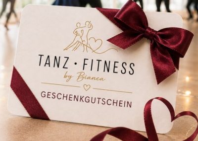 Geschenkgutscheine für unsere Tanz- und Fitnessstudios