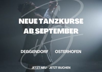Neue Tanzkurse ab September 2026